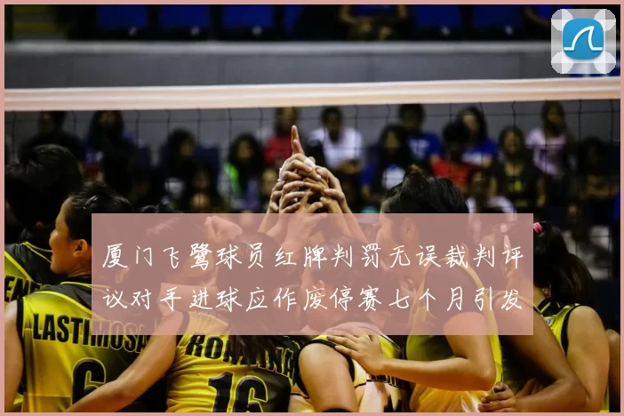 厦门飞鹭球员红牌判罚无误裁判评议对手进球应作废停赛七个月引发热议
